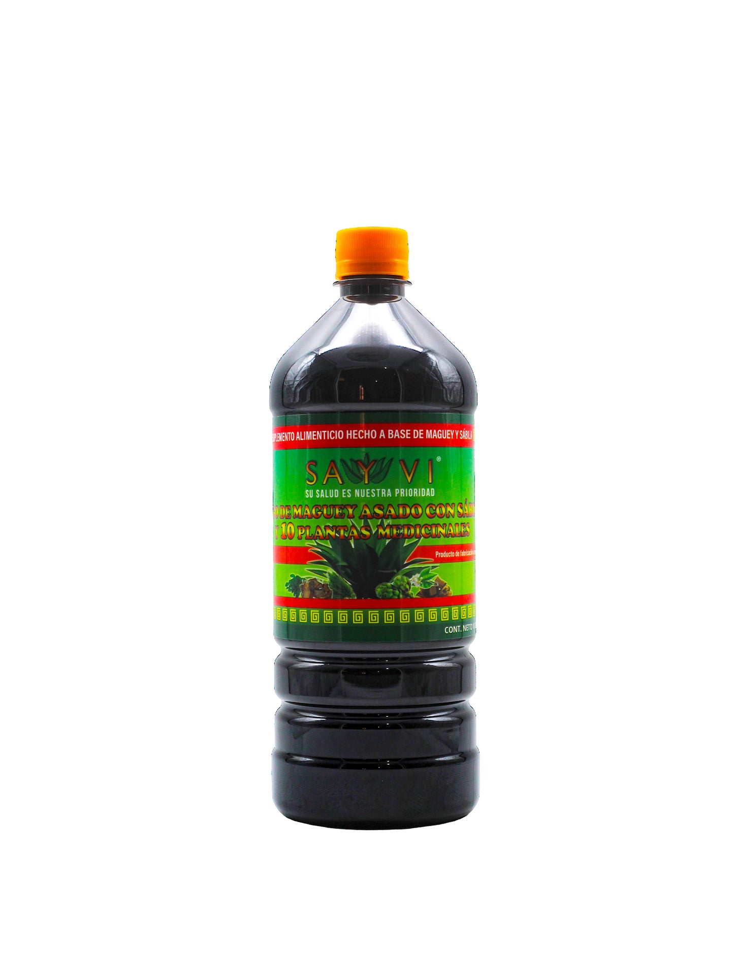 Jugo de Maguey Asado con Sábila y 10 Plantas Medicinales